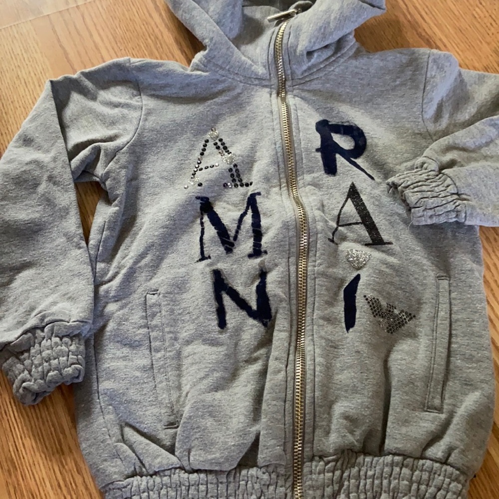 Girls Armani hoodie